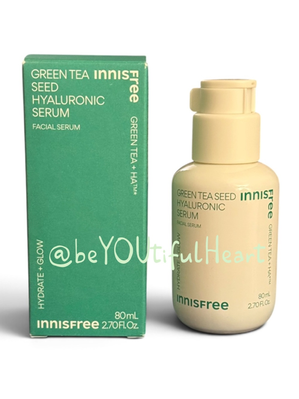 innisfree Green Tea Hyaluronic Acid + Niacinamide Serum for Skin Barrier Support